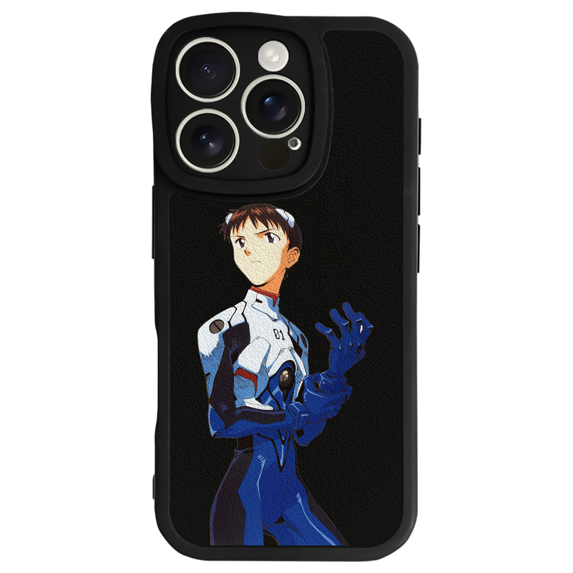 （画像用） EVA 新世紀エヴァンゲリオン 【iPhone 16シリーズ対応】シリコンスマホケース（レザー調） 材質：シリコン